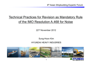 1. Technical Practices for Revision as Mandatory Rule of the IMO
