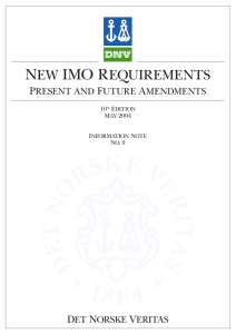 new imo requirements