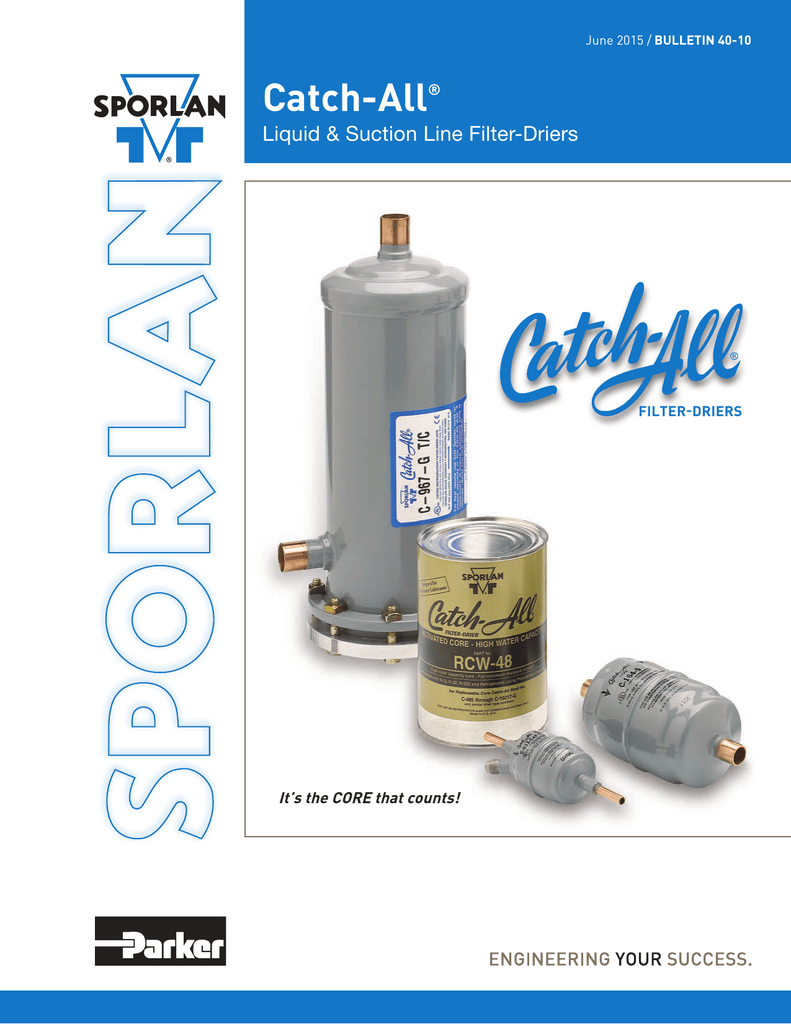 Capillary Tube Refrigeration System Filter Drier With Service Port Sporlan 1/4 687472162230