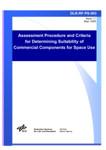 Assessment Procedure and Criteria for Determining Suitability of