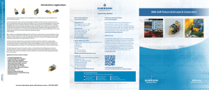 SMA Self-Fixture End Launch Connectors Introduction / Applications