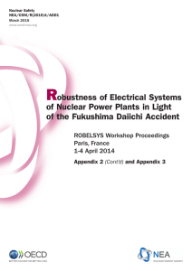 Robusteness of Electrical Systems of Nuclear Power Plants in Light