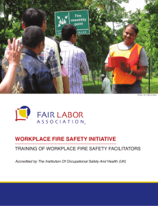 workplace fire safety initiative
