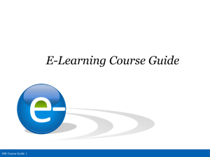 Course Guide - WTO ECampus