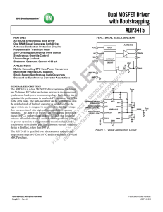 ADP3415 - Dual MOSFET Driver with