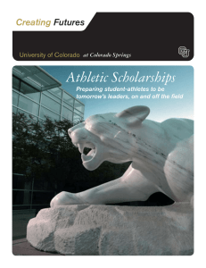 Athletic Scholarships - University of Colorado Foundation