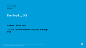 The Road to 5G - Small Cell Forum