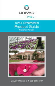 Product Guide - Univar Environmental Sciences