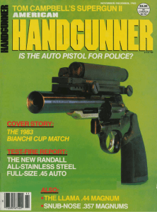 American Handgunner Nov/Dec 1983