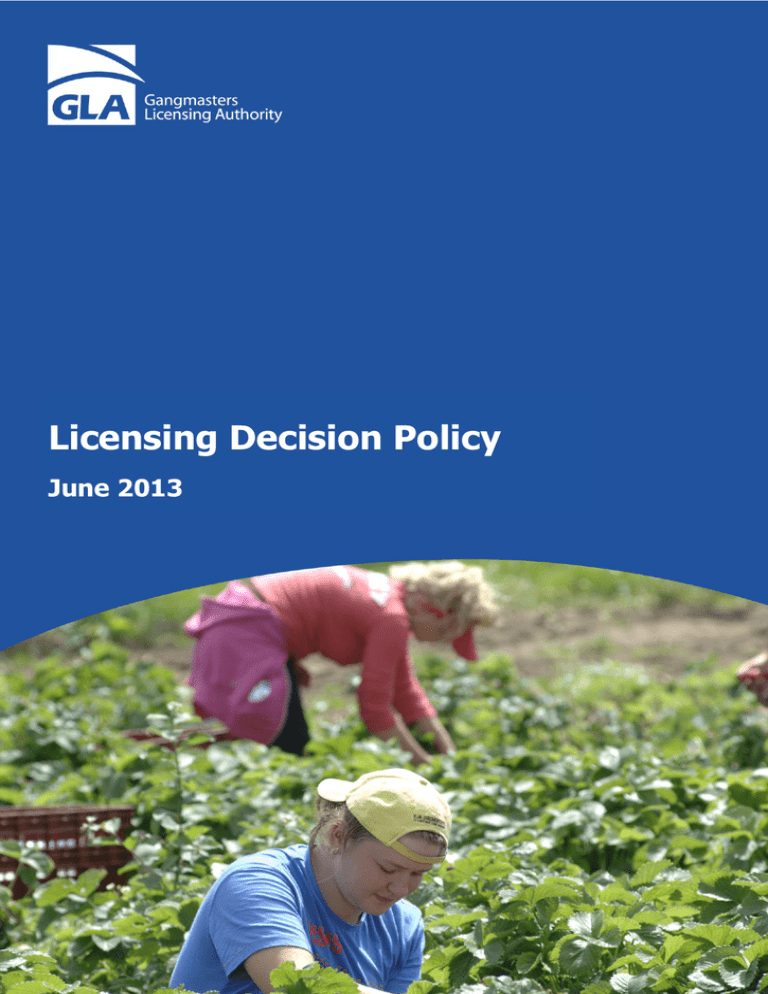 licensing-decision-policy-gangmasters-licensing-authority