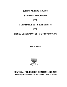 1. system procedure for compliance with noise limits for diesel