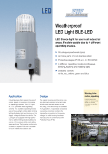 Weatherproof LED Light BLE-LED