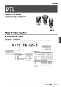 M16 Datasheet