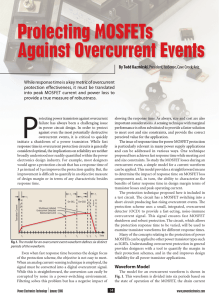 Protecting MOSFETs Against Overcurrent Events