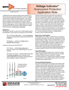 Voltage Indicator* Overcurrent Protection Application Note