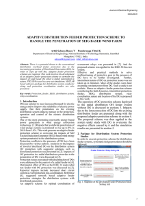 adaptive distribution feeder protection scheme to handle the