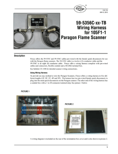 59-5356C-xx-TB Wiring Harness for 105F1