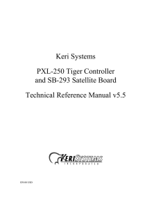 PXL-250/SB-293 Technical Reference