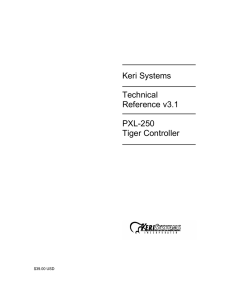 Keri Systems Technical Reference v3.1 PXL