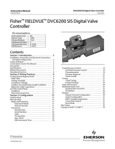 DVC6200 SIS Instruction Manual - Welcome to Emerson Process