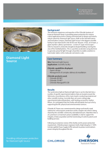 Diamond Light Source - Emerson Network Power