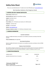 Safety Data Sheet - Steel Mains Pty Ltd