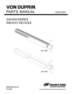 parts manual - Factory Direct Hardware