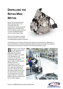 DISPELLING THE ROTAX MAX MYTHS