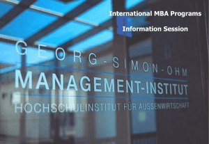 Why the Ohm MBA?