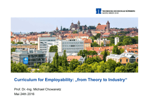 Curriculum for Employability