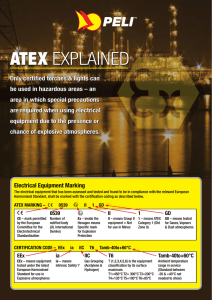 Peli Atex guidelines - Exloc Instruments UK