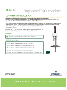 GO Switch 7CX 7DX Product Brochure
