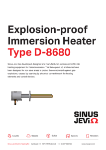 Explosion-proof Immersion Heater Type D-8680