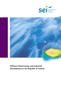 Offshore wind energy and Industrial Development in Ireland