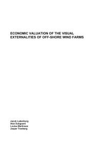 economic valuation of the visual externalities of off