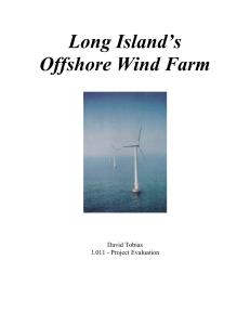 Long Island`s Offshore Wind Farm