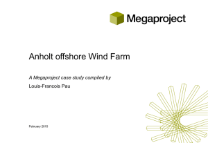 Anholt offshore Wind Farm