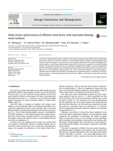 Wake losses optimization of offshore wind farms with moveable