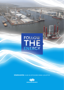 eemshaven: hub in offshore wind logistics