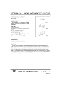 utc m54123l linear integrated circuit