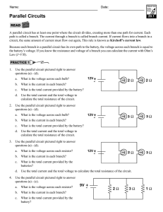 Parallel Circuits