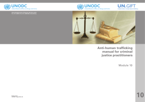 Module 10 - United Nations Office on Drugs and Crime