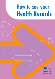 Health Records What are my health records?