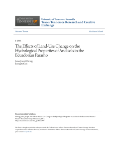 The Effects of Land-Use Change on the Hydrological