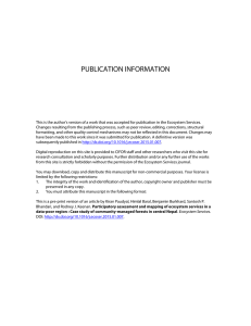 publication information - Center for International Forestry Research