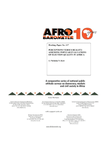 now - Afrobarometer