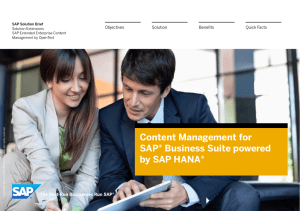 Content Management for SAP Business Suite powered