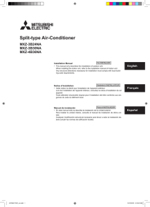 Split-type Air-Conditioner - Mitsubishi Electric US, Inc. Cooling