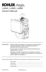 LH640, LH685, LH690 Owner`s Manual