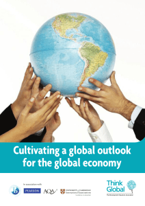 Cultivating a global outlook for the global economy